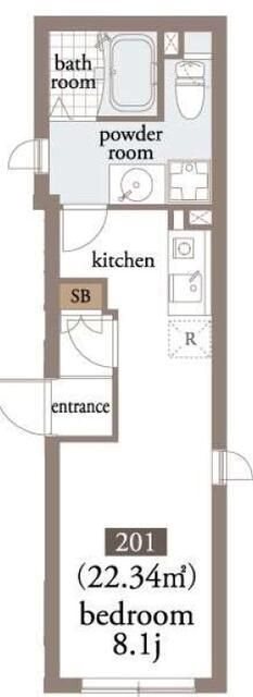 FABRIC三鷹 間取り