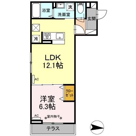 ヴィルソレイユ西荻Ⅱ 間取り