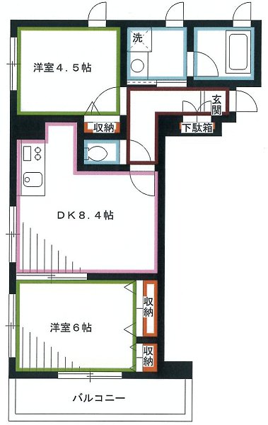 セレノ荻窪 間取り