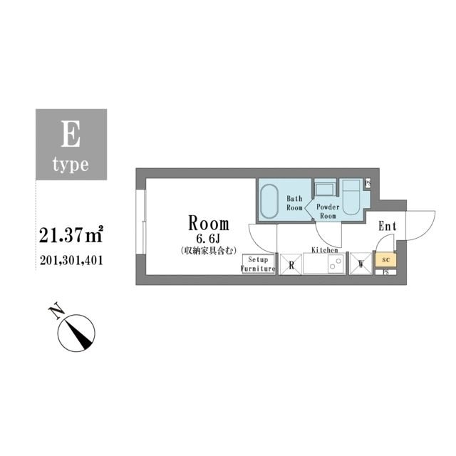 LEGALAND荻窪ANNEX 間取り