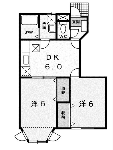 ローズ・フルール 間取り