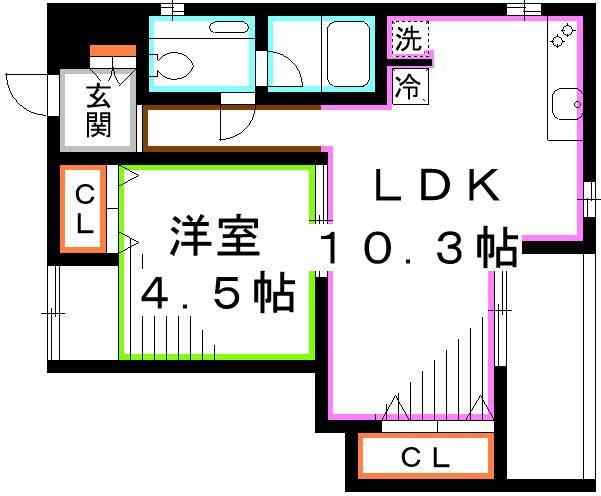 ブラウアー・フォーゲル　  間取り