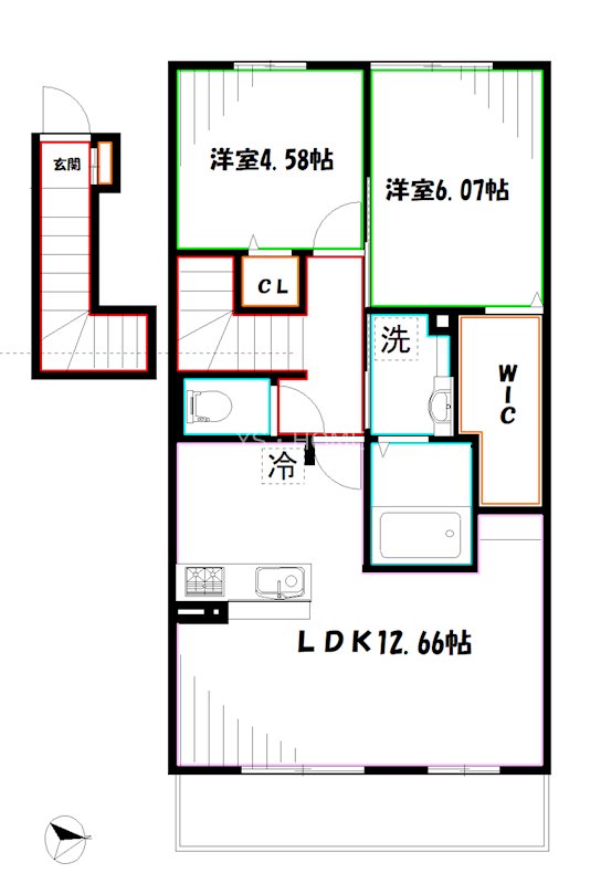 NKガーデン 間取り