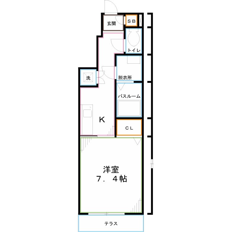 ヴィラソレイユ 間取り