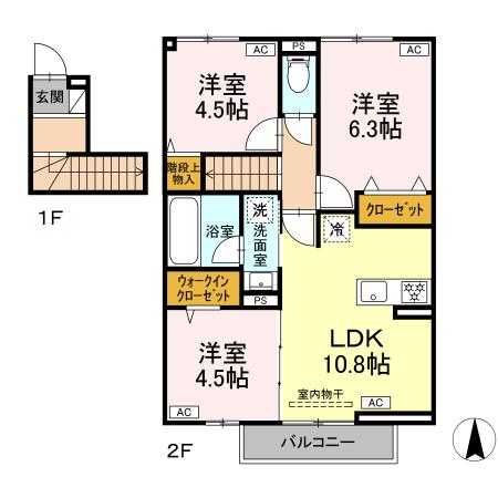 ベルウッドコート　A棟 間取り