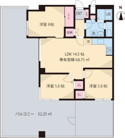 ハイツスモルカ 間取り
