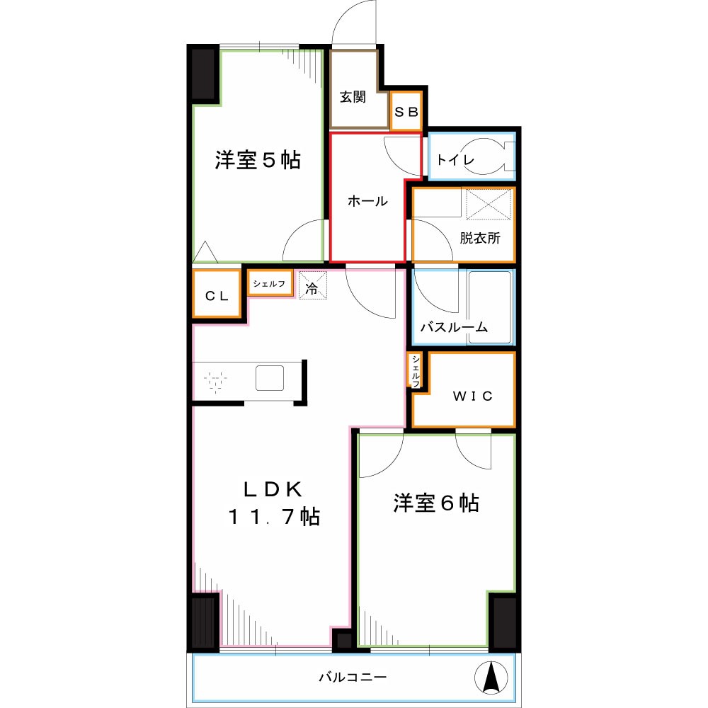 ロイヤルキャステージ恋ヶ窪 間取り
