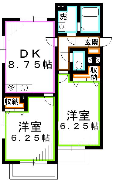 パインプラッツ　 間取り