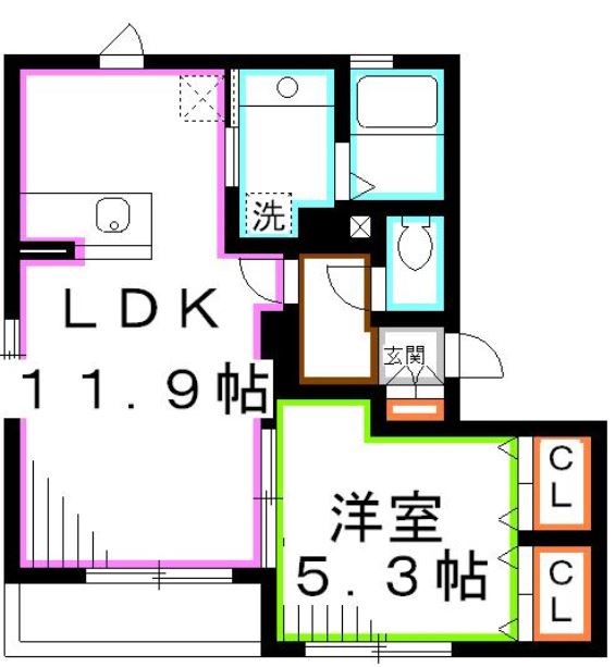 ユイマールA棟 間取り