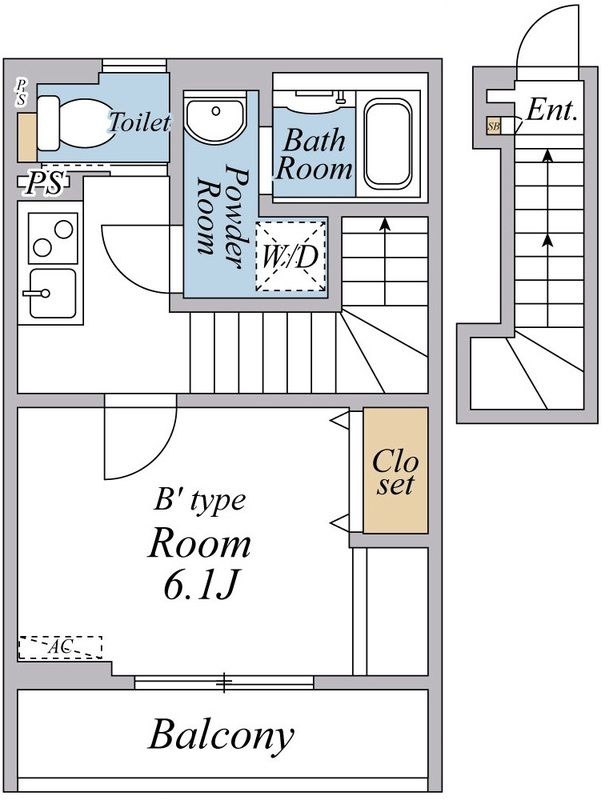 リブリ・国立ルミエール 間取り