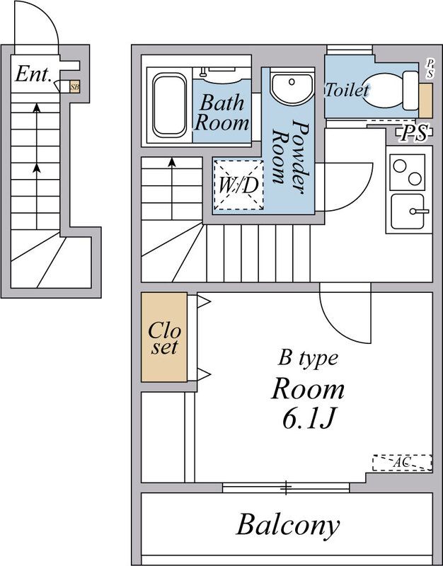 リブリ・国立ルミエール 間取り
