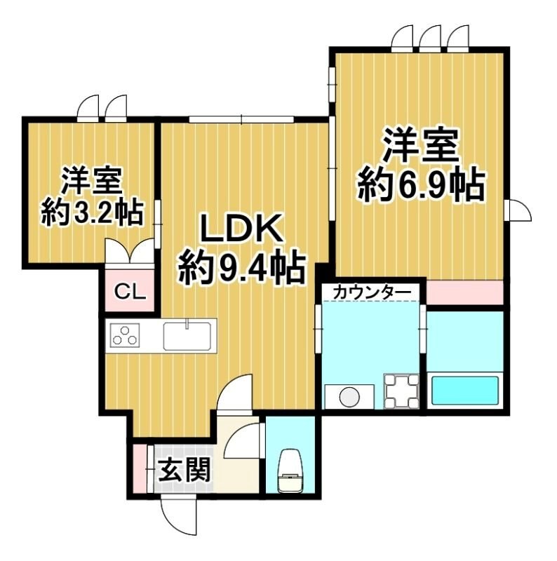 クレールムサシ 間取り