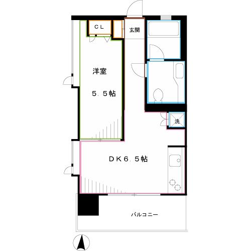 朝日フリーディオ武蔵境 間取り