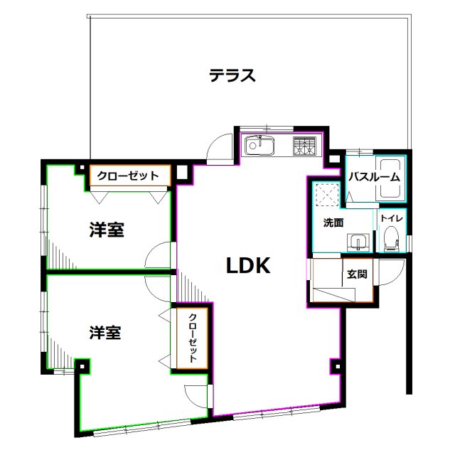 千商ビル 間取り図