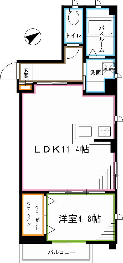 ラシーネ荻窪 間取り