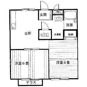 プライムコート鷹の台 間取り