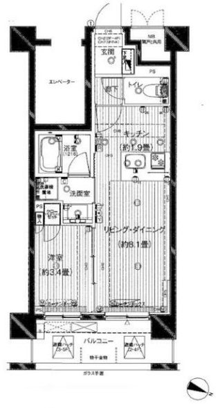 レジデンシャルステート中野富士見町 間取り
