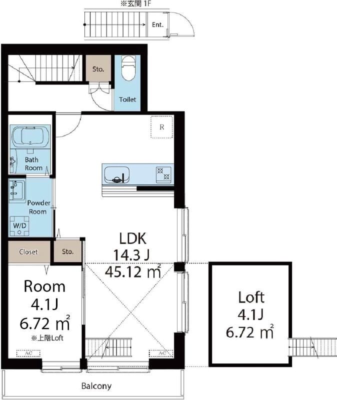 LUX　ルクス 間取り
