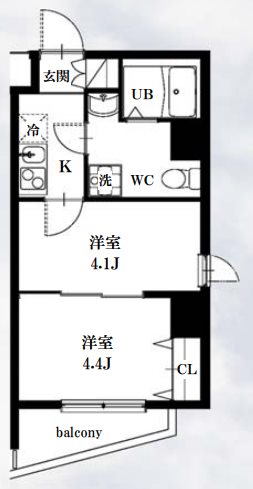 シャッツ高円寺 間取り