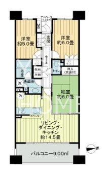 メルローズスクエア武蔵小金井 間取り