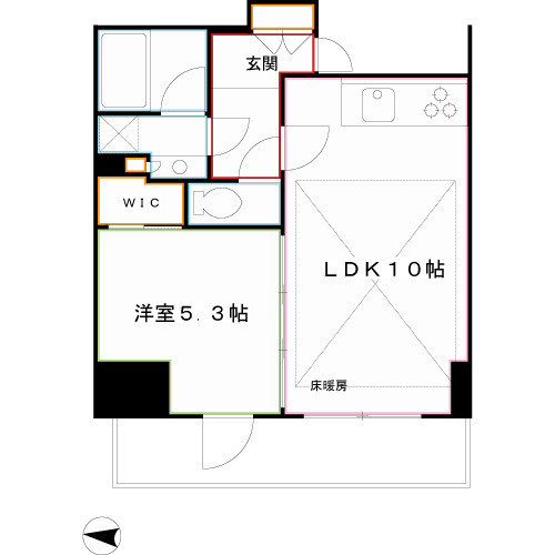 アトラス三鷹レジデンス 間取り