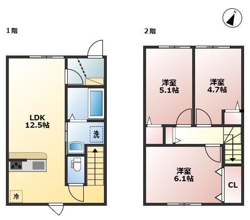 MOK-TERRACE　OGIKUBO 間取り