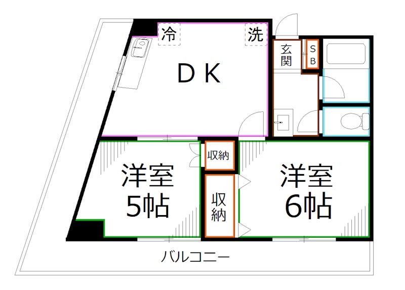 パークアベニュー国分寺15th 間取り