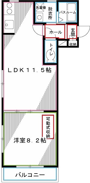 フォレストメゾン  間取り