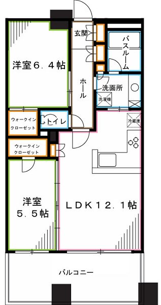 シンフォニーアンダンテ 間取り