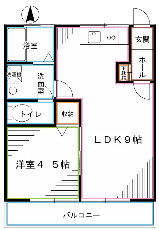 小さな庭  間取り