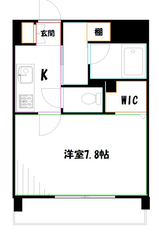 クレセント馬部 間取り