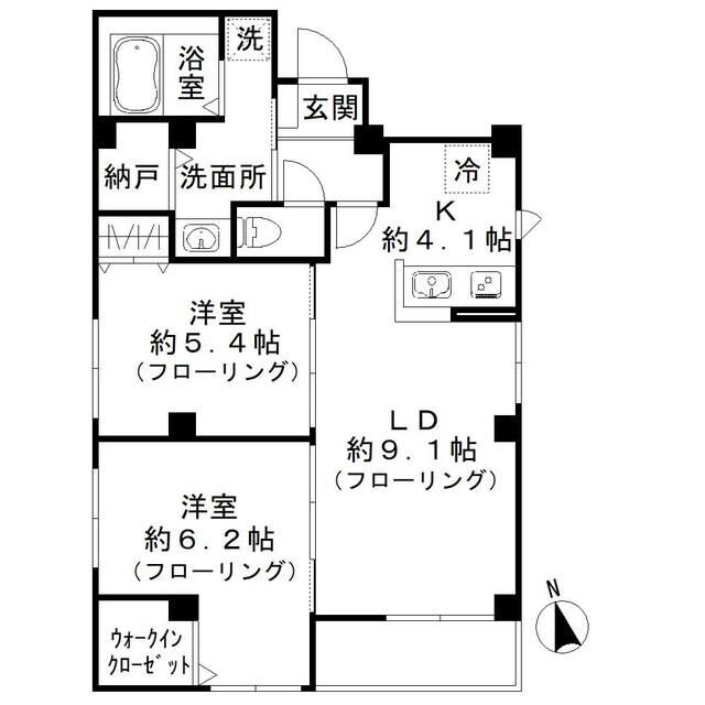 シェルクレール松庵 間取り