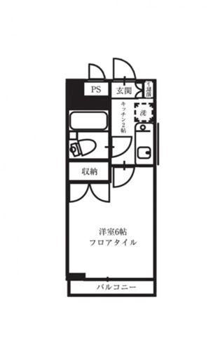 コスモリード国分寺 間取り