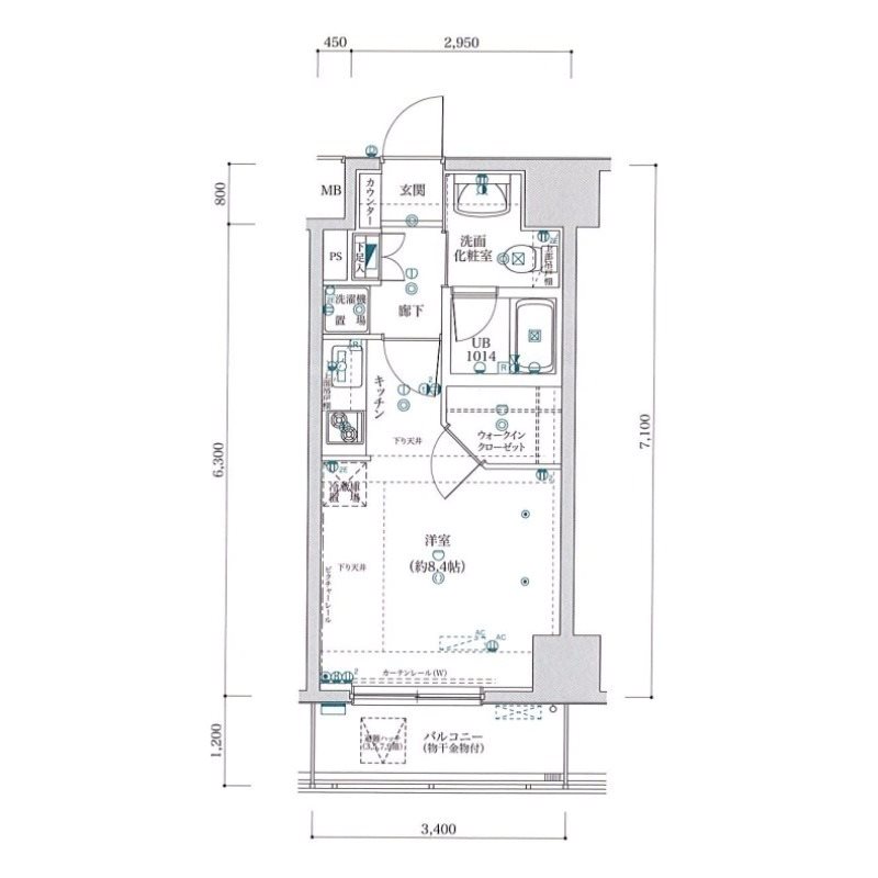 スパシエ国立矢川ステーションプラザ 間取り