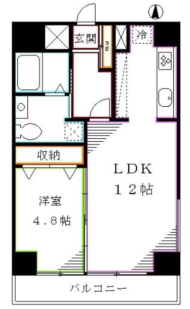 アールレジデンス東中野 間取り