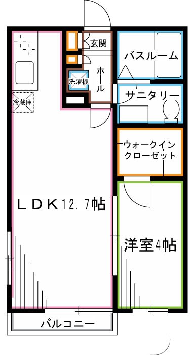 アンジュ・ＩＭ 間取り