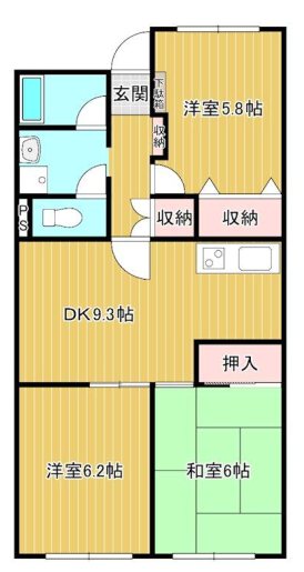 クレールメゾン恋ヶ窪 間取り