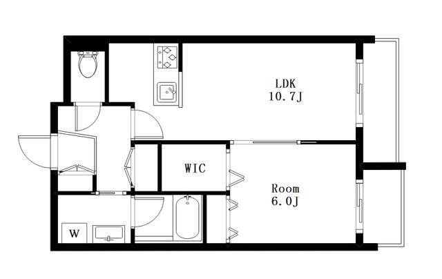 Ｍａｉｓｏｎ　ｄｅ　Ｉ (メゾン ド アイ)   間取り