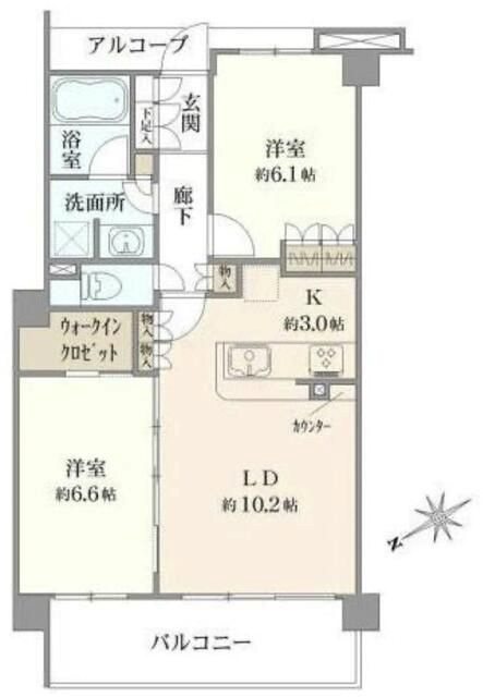 リビオ新宿ザ・レジデンス 間取り