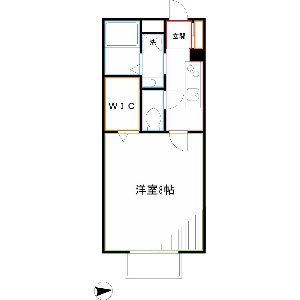 ソレイユ東野 間取り