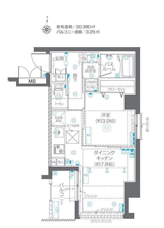 ZOOM中野West 間取り