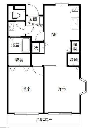 ローズガーデン国立 間取り