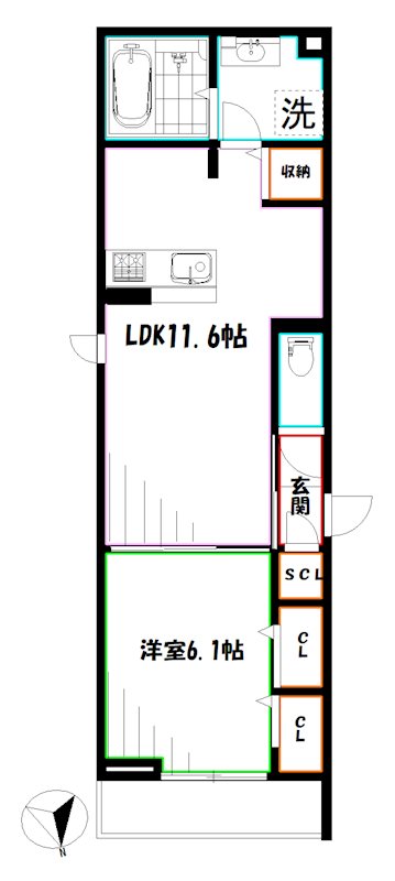 D-ASSET小金井本町 間取り