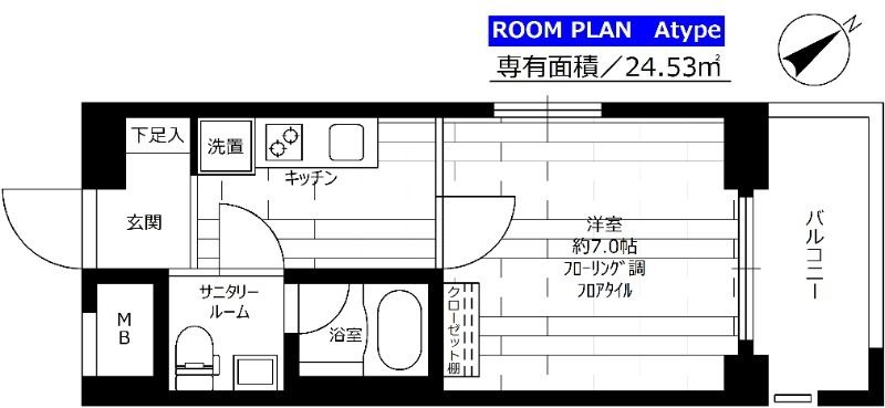 グランドコンシェルジュ立川 間取り