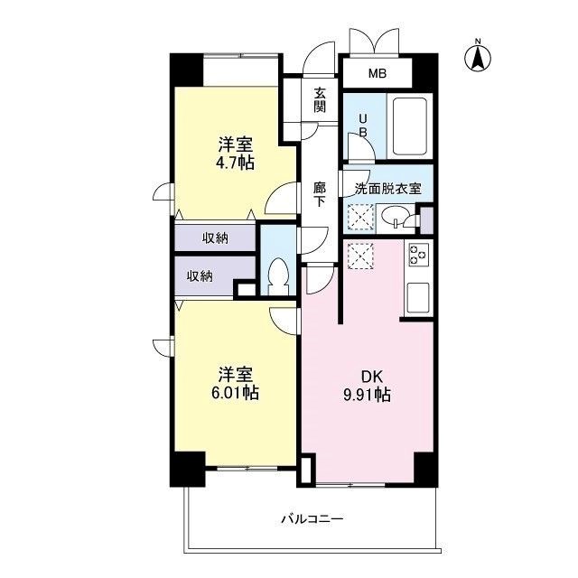 ジ・アパートメントヒルトップ中野  間取り