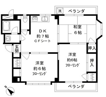 コーポプリンスⅡ 間取り