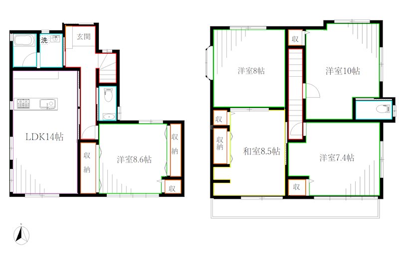 中町2丁目戸建 間取り