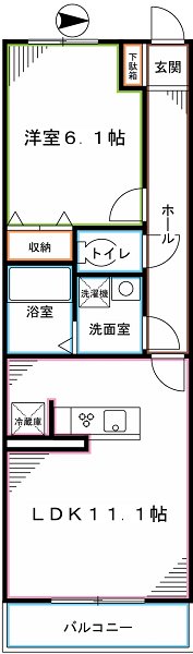 マストライフ小平仲町 間取り