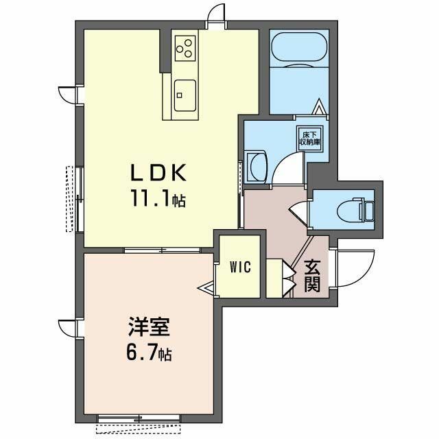 Ｌａ　Ｖｉｅ　ｅｎ　ｒｏｓｅ 間取り