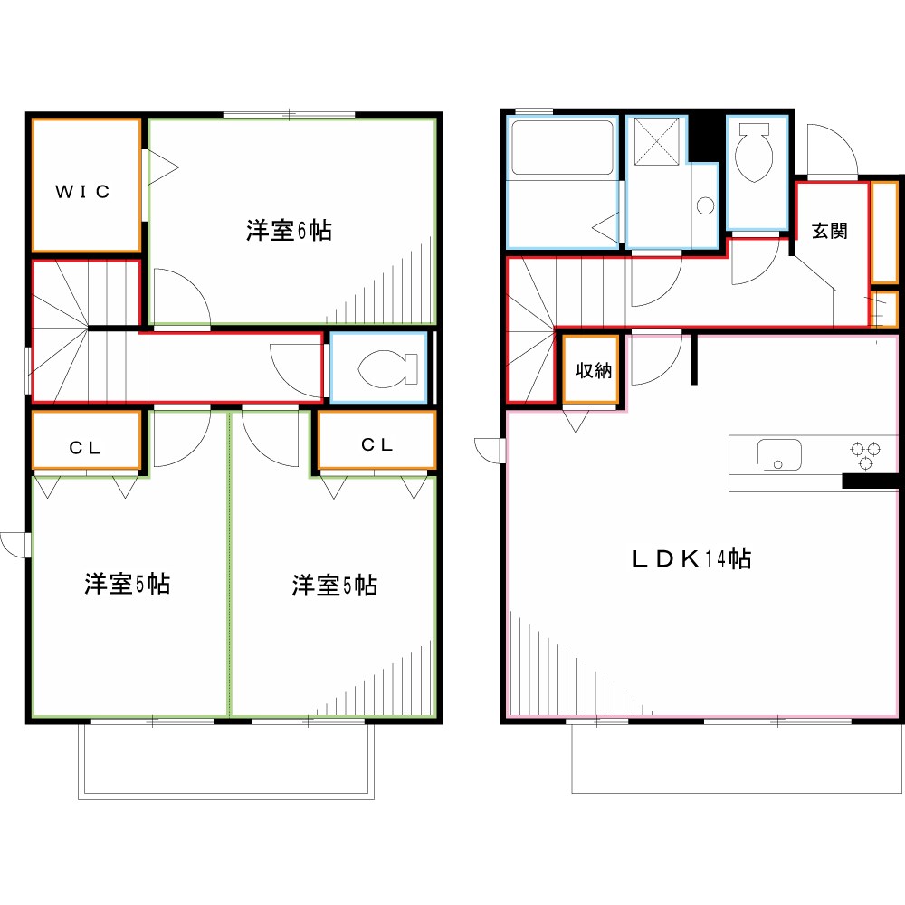 カトレア　ヴィオレ 間取り